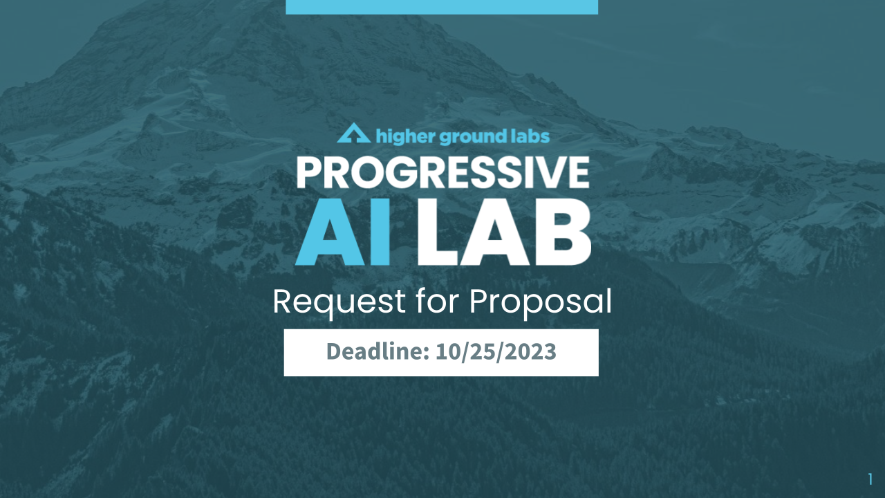 Progressive AI Lab proposal banner