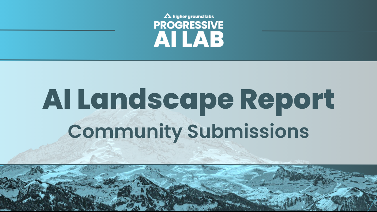 ai landscape report community submissions